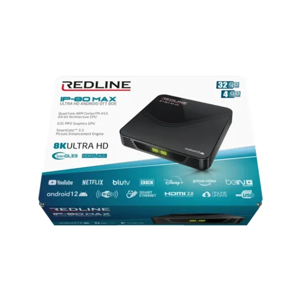 REDLINE Prijemnik IPTV Android - IP-80 Max