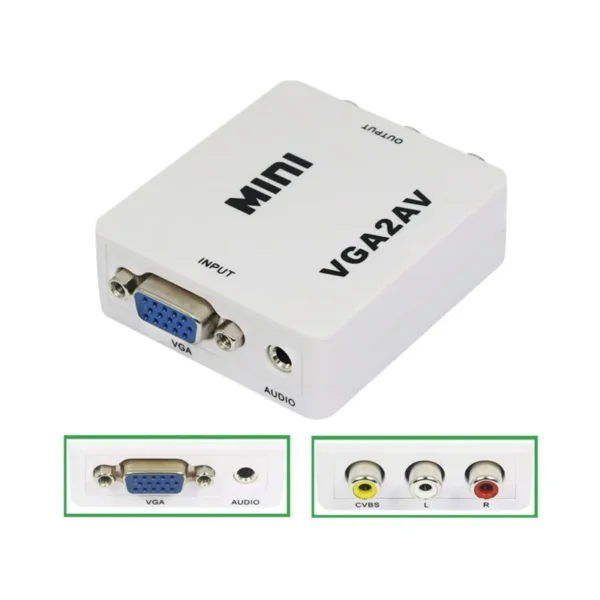 OSTALI adapter VGA‑AV