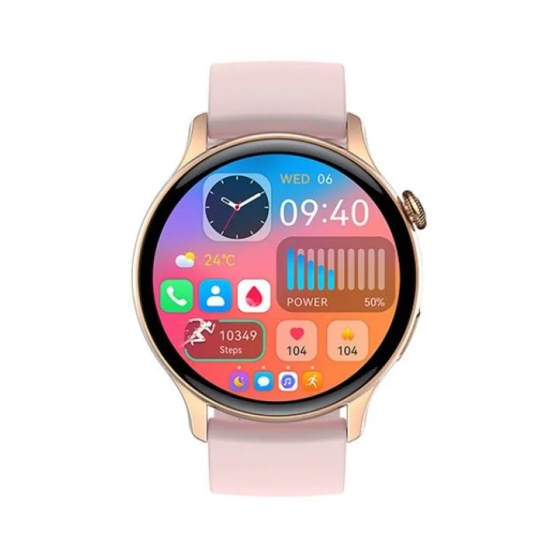 XO pametni sat J6 AMOLED Rose Gold