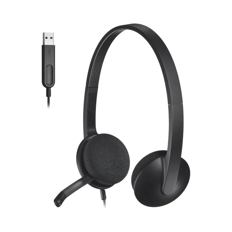 Logitech slušalice H340 Black