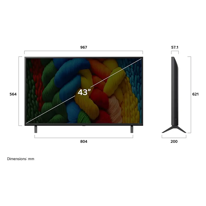 TV LG 43NANO80A3B - Image 2
