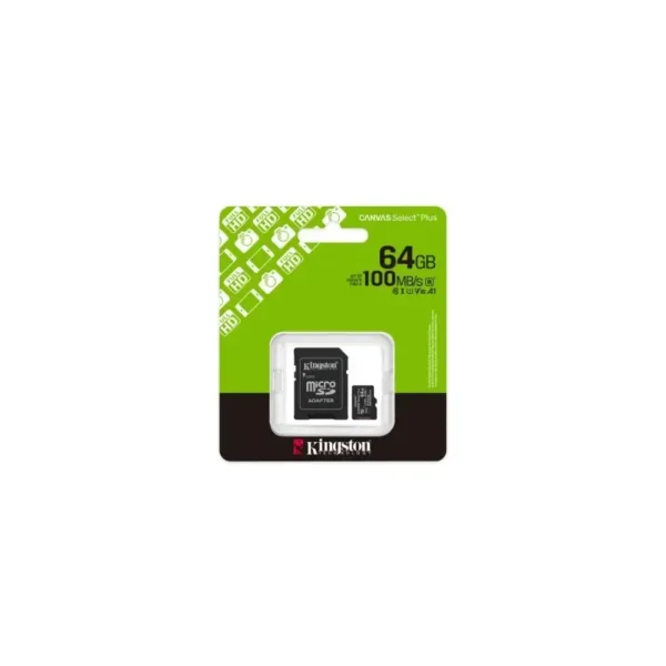 Kingston MicroSD 64GB SDCS3 CANVAS GEN3