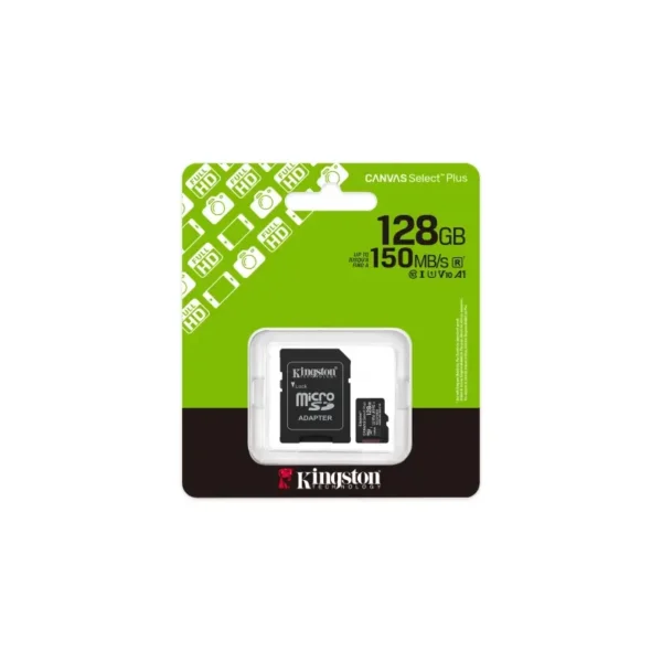 Kingston MicroSD 128GB A1 CANVAS CLASS10
