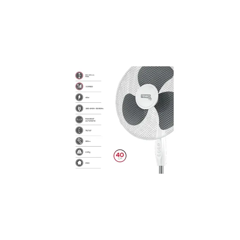 Tenko ventilator 45W - Image 2